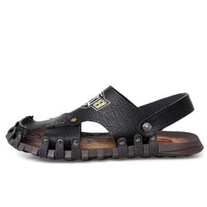 Sandales en cuir décontractées pour hommes