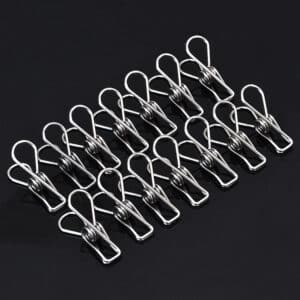 150 pièces/80 pcs/20 pcs/10 pcs/5 pcs. Clip de pinces en acier inoxydable pour le séchage à la maison