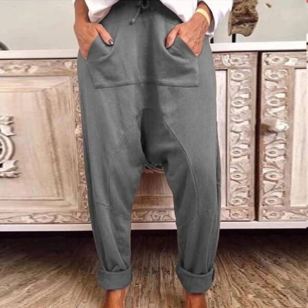 Pantalon à bretelles décontracté de mode pour femmes