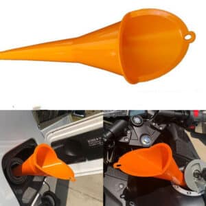 Entonnoir multifonctionnel à longue bouche. Entonnoir à huile en plastique. Entonnoir de ravitaillement pour moto et voiture