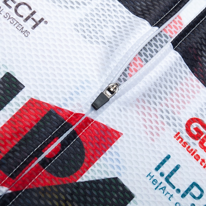 Maillot cycliste à bretelles à manches courtes pour hommes – Image 4