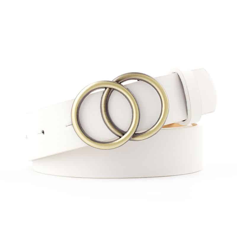Lot De 2 Montres Femmes Anciennes + Boucle De Ceinture Ronde Métal Doré - Occasion