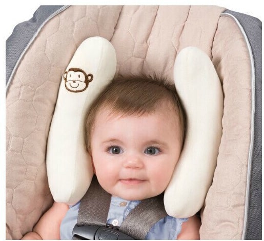 Oreiller doux de tête de bébé confortable