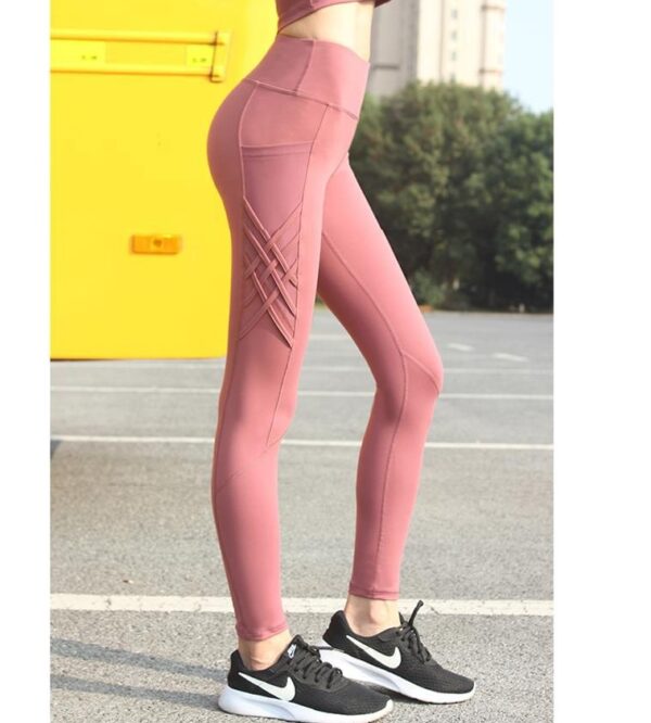 Pantalon de sport extensible et slim pour femmes