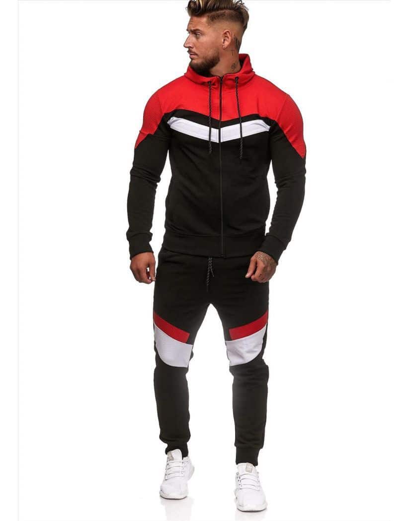 Costume de sport à capuche à la mode pour hommes – Image 5