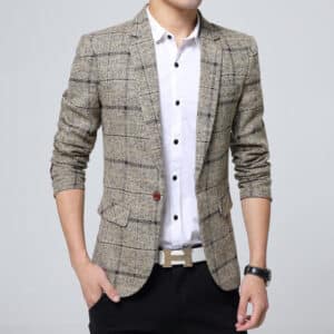 Blazer tendance décontracté pour hommes