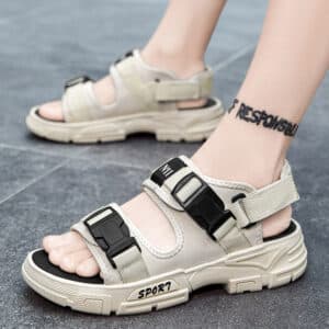 Chaussures à semelles épaisses et antidérapantes pour hommes