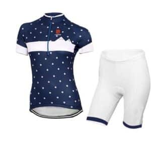 Costume de cyclisme anti-transpiration tendance pour femmes