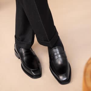 Chaussures élégantes de mode en cuir pour hommes