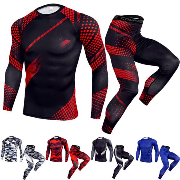 Combinaison d'entraînement de course à pied. Combinaison de sport pour hommes – Image 2