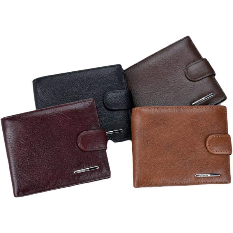 Portefeuille en cuir multifonctionnel pour hommes