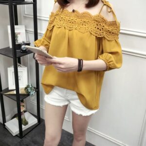 Chemise mousseline tendance pour femmes