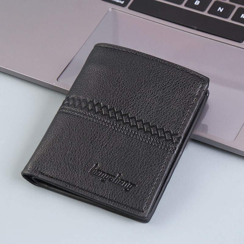 Portefeuille court en cuir pour hommes – Image 2