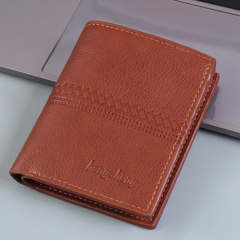 Portefeuille court en cuir pour hommes – Image 3