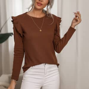 Tricot princesse à manches longues pour femmes