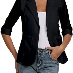 Blazer décontracté et mince à la mode pour femmes