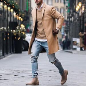Pardessus décontracté à la mode pour hommes