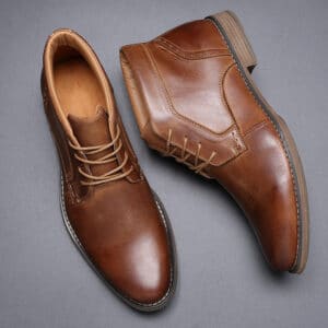 Bottines décontractées à lacets pour hommes
