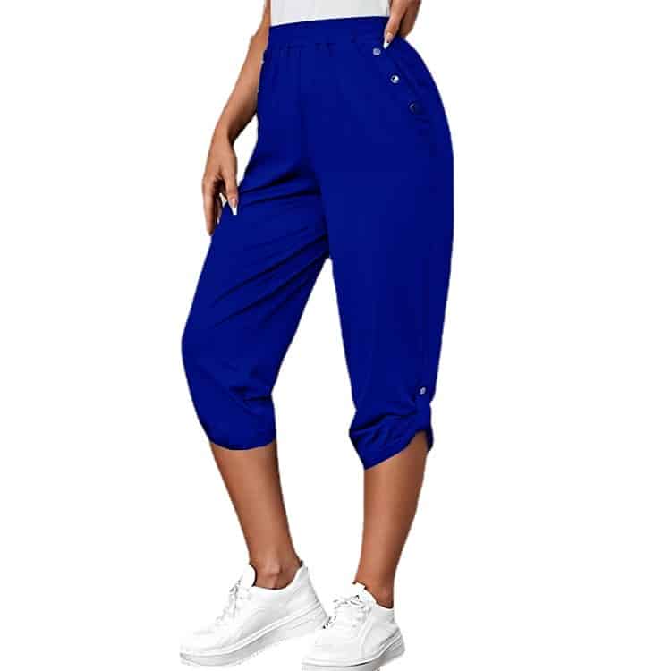 Pantalon à la mode à taille élastique pour femmes – Image 5