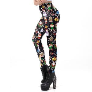 Pantalon imprimé numérique tendance pour femmes