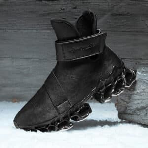 Bottines de travail hautes gammes en cuir pour hommes