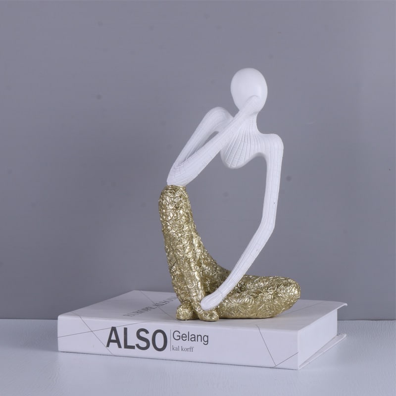 Figure abstraite de décoration d'intérieur en résine – Image 5