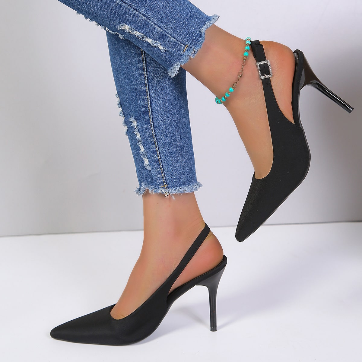 Escarpins Princesse à Strass Pour Fille – Talons Hauts De Jeu, Paillettes Et Nœuds Pour Briller En Fête !