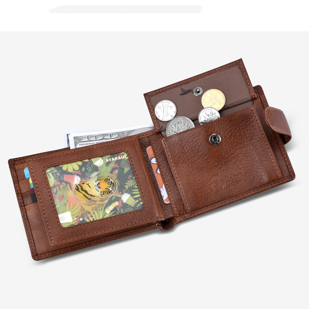 Portefeuille en cuir multifonctionnel pour hommes – Image 6