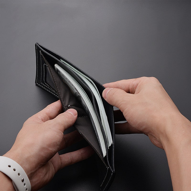 Portefeuille en cuir tendance à la mode pour hommes – Image 4
