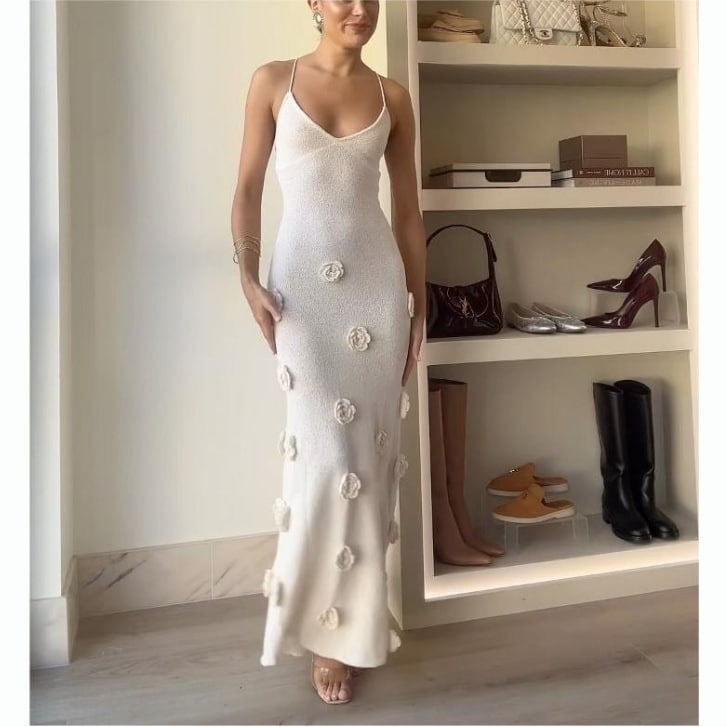 Robe à bretelles sans manches tendance pour femmes – Image 2