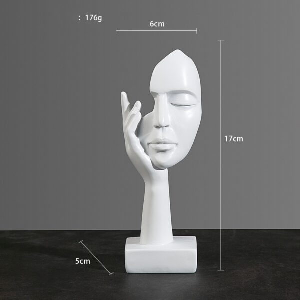 Sculpture abstraite simple de style moderne. Ornements artisanaux – Image 5