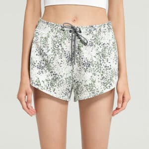 Short de sport floral pour femmes