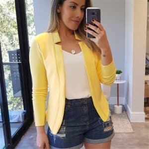 Blazer professionnel décontracté à la mode pour femmes