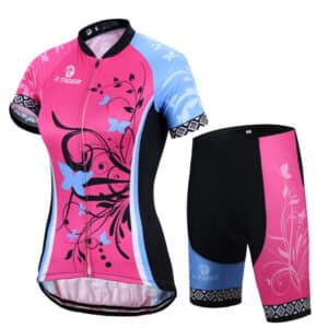 Uniforme de cyclisme à manches courtes pour femmes