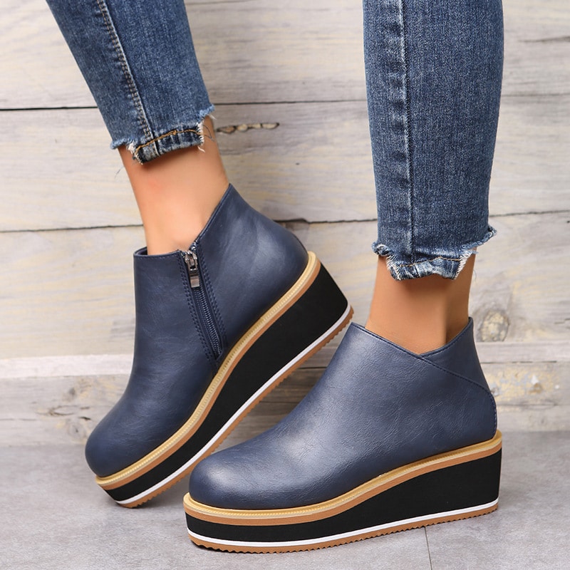Bottines de cheville à talons hauts pour femmes – Image 4