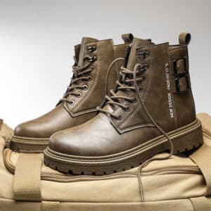 Bottines montantes de randonnées à fond épais pour hommes