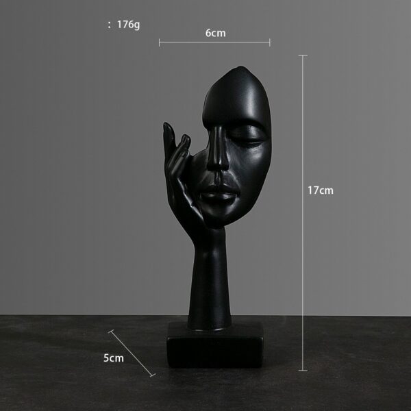 Sculpture abstraite simple de style moderne. Ornements artisanaux – Image 8