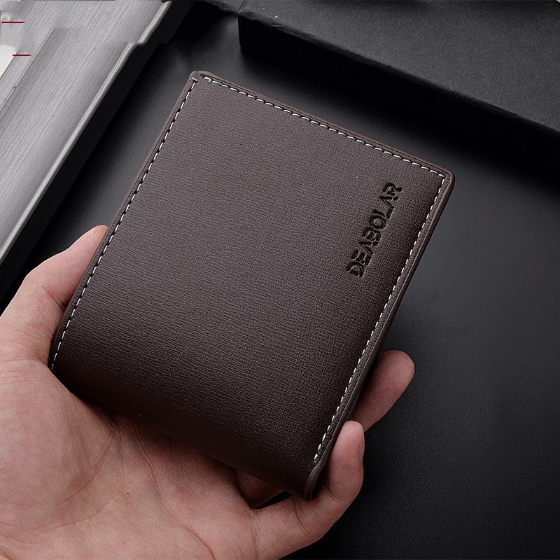 Portefeuille en cuir tendance à la mode pour hommes – Image 6