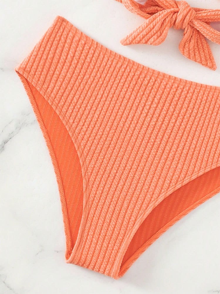 Maillot de bain fendu à lacets pour femmes – Image 6