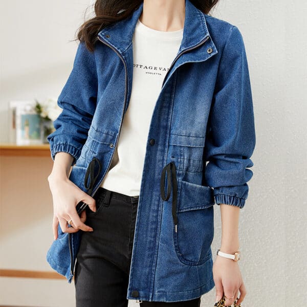 Veste en jean personnalisée pour femmes – Image 2
