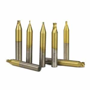 Mèche plaquée en titane avec clé pour machines industrielles