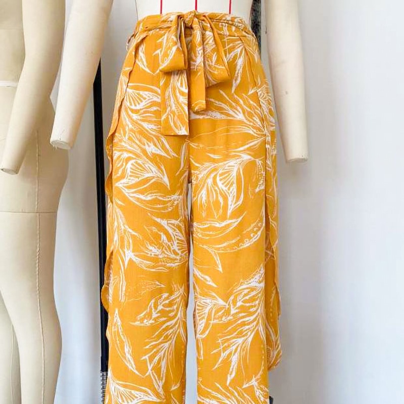 Pantalon large-pieds décontracté à la mode pour femmes – Image 2