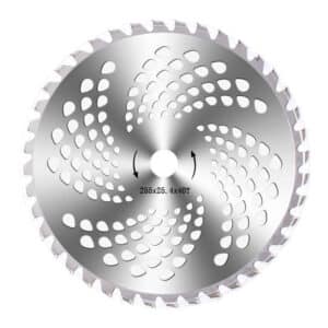 Lames pour tondeuses à gazon droites en alliage. Lames de scie circulaires