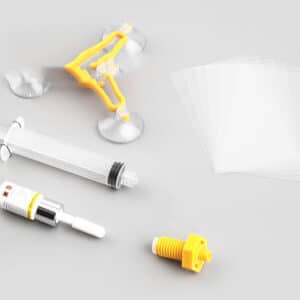 Outil de réparation de pare-brise automobile. Liquide de réparation pour pare-brise. Outil de réparation des rayures sur le verre