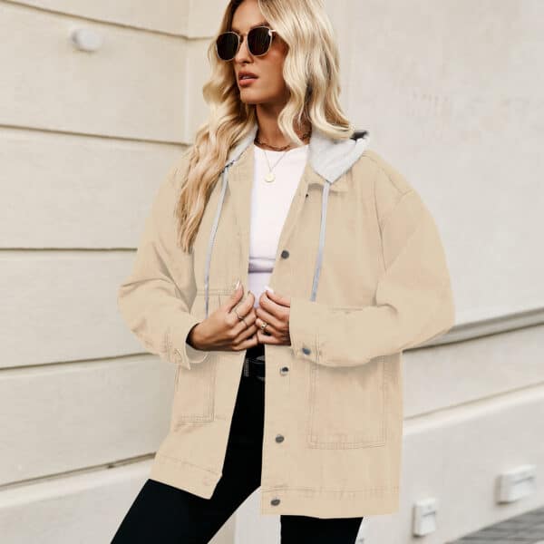 Veste rétro ample en denim à la mode pour femmes – Image 7