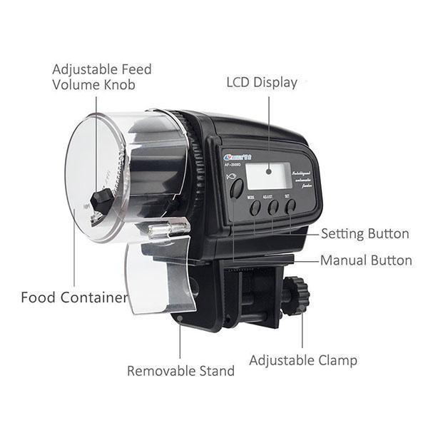 Mangeoire numérique automatique pour poissons d'aquarium – Image 3