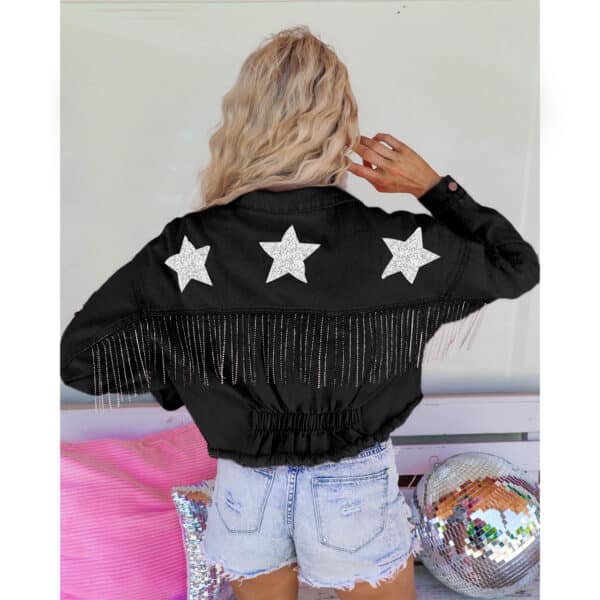 Veste ample en jean décontractée à la mode pour femmes – Image 9