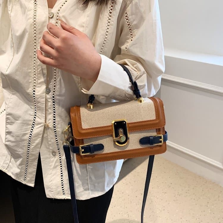 Sac à bandoulière carré tendance pour femmes – Image 6