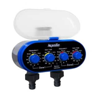 Dispositif d'arrosage intelligent et automatique.  Programmateur d'irrigation à deux temps