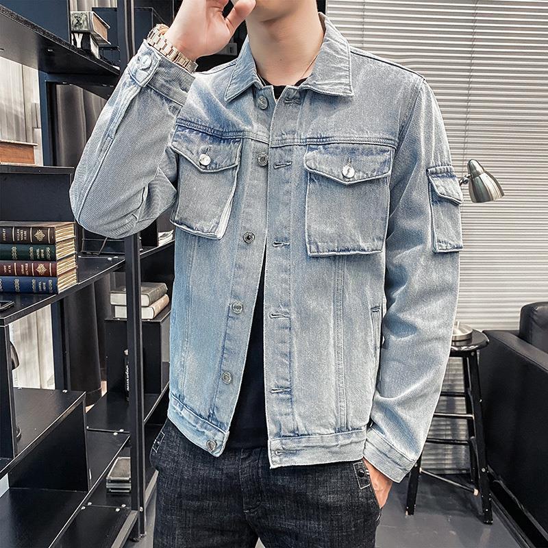 Veste décontracté en jeans de mode pour hommes – Image 5